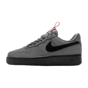 nike af1 grey black red 1